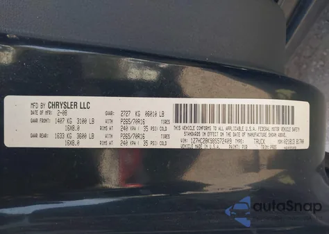 2008 Mitsubishi Raider Ls из США, поврежденный, VIN 1Z7HC28K98S572409